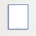 Personalized Classic Blue Notepad