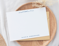 Personalized Blue Bow Stationary Set